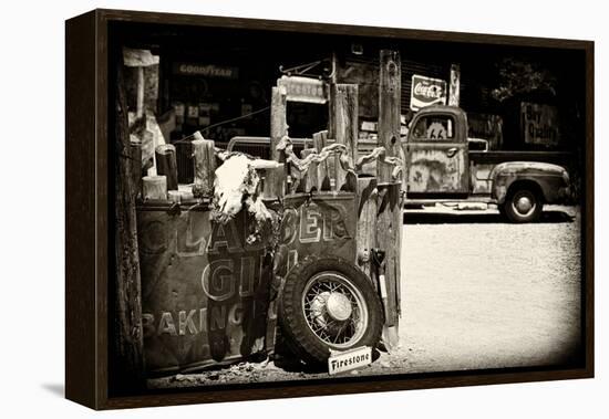 Van - Route 66 - Gas Station - Arizona - United States-Philippe Hugonnard-Framed Premier Image Canvas