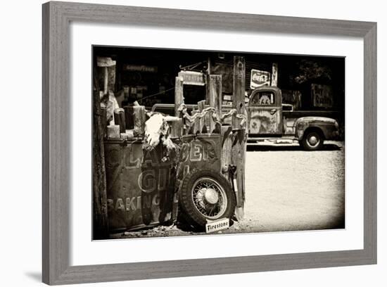 Van - Route 66 - Gas Station - Arizona - United States-Philippe Hugonnard-Framed Photographic Print