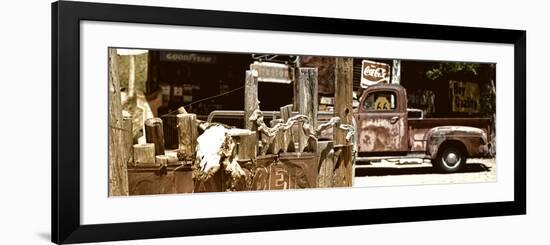 Van - Route 66 - Gas Station - Arizona - United States-Philippe Hugonnard-Framed Photographic Print