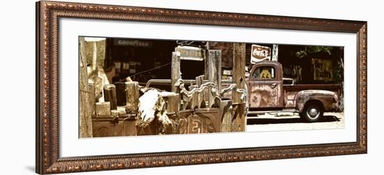 Van - Route 66 - Gas Station - Arizona - United States-Philippe Hugonnard-Framed Photographic Print