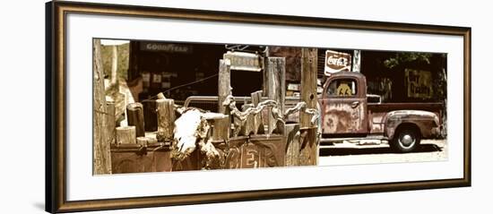 Van - Route 66 - Gas Station - Arizona - United States-Philippe Hugonnard-Framed Photographic Print