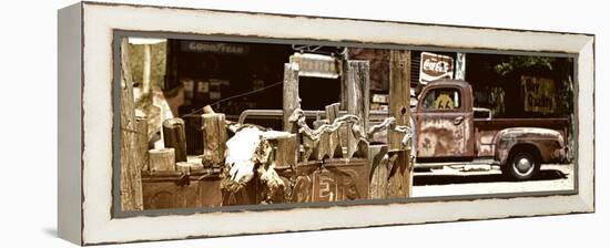 Van - Route 66 - Gas Station - Arizona - United States-Philippe Hugonnard-Framed Premier Image Canvas