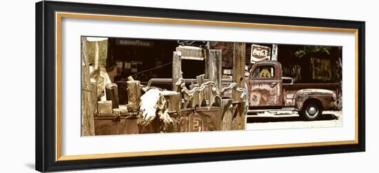 Van - Route 66 - Gas Station - Arizona - United States-Philippe Hugonnard-Framed Photographic Print