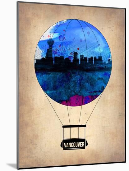 Vancouver Air Balloon-NaxArt-Mounted Art Print