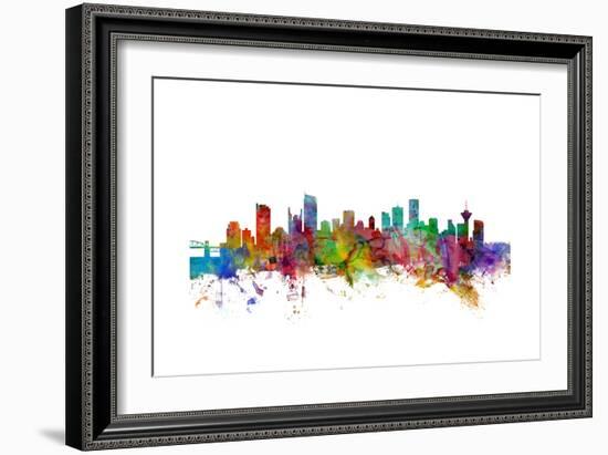 Vancouver Canada Skyline-Michael Tompsett-Framed Art Print