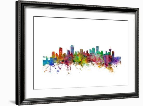 Vancouver Canada Skyline-Michael Tompsett-Framed Art Print