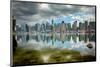 Vancouver from Stanley Park-null-Mounted Art Print