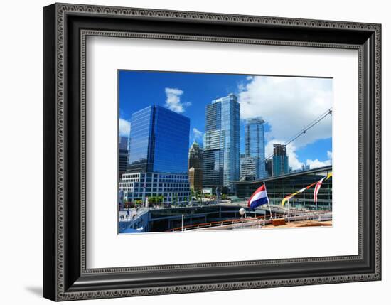 Vancouver Harbor Canada-null-Framed Art Print