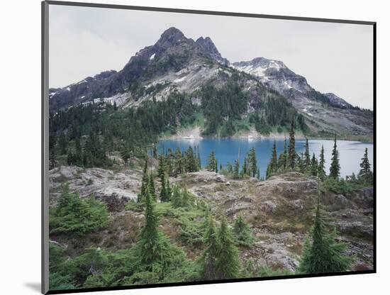 Vancouver Island, Strathcona Provincial Park, Glacier Feed Cream Lake-Christopher Talbot Frank-Mounted Photographic Print