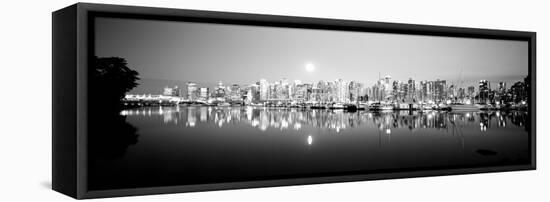 Vancouver Skyline, British Columbia, Canada-null-Framed Premier Image Canvas