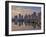 Vancouver Skyline With Boats in Harbor at Sunrise Seen From Stanley Park, British Columbia, Canada-Janis Miglavs-Framed Photographic Print