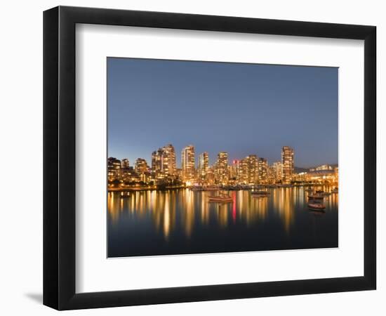 Vancouver skyline-Benjamin Rondel-Framed Photographic Print