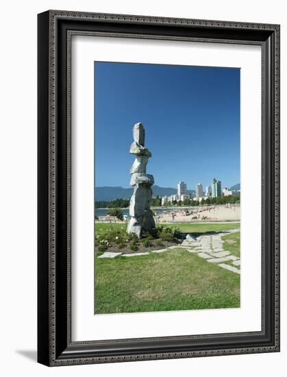 Vancouver Symbolism City View-null-Framed Art Print