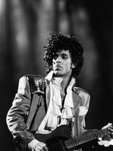 Prince, Concert Performance, 1984 Photo by Vandell Cobb