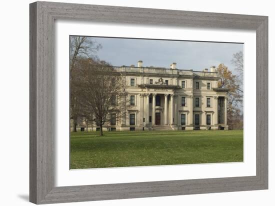 Vanderbilt Mansion in Hyde Park NY-null-Framed Photographic Print