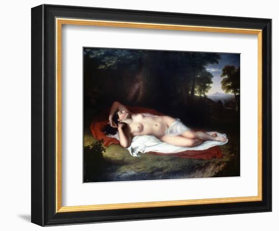Vanderlyn: Ariadne Asleep-John Vanderlyn-Framed Giclee Print