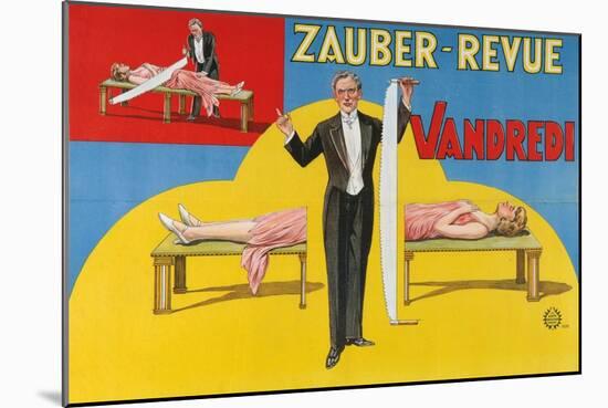 Vandredi Magic Revue, 1923-null-Mounted Giclee Print