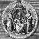 The Great Seal of King George I-Vandroit-Premier Image Canvas