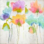 Flower Burst Trio in Gold-Vanessa Austin-Art Print