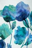 Aqua Blossom Triptych III-Vanessa Austin-Art Print