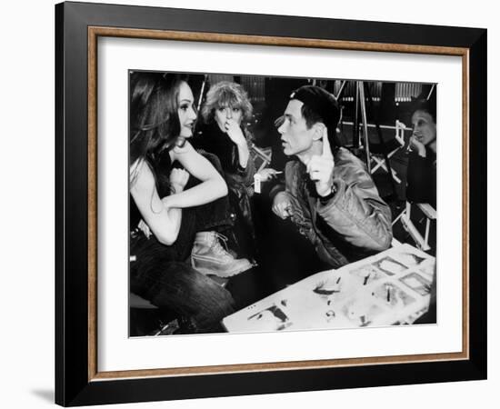 Vanessa Paradis and Jean-Paul Goude at Promotion for Perfume Coco by Chanel October 15, 1991--Framed Photo