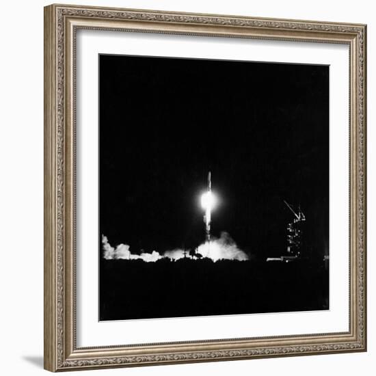 Vanguard Rocket with Satellite Making Successful Launching-Hank Walker-Framed Photographic Print