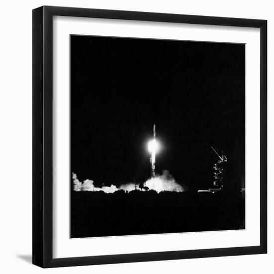 Vanguard Rocket with Satellite Making Successful Launching-Hank Walker-Framed Photographic Print