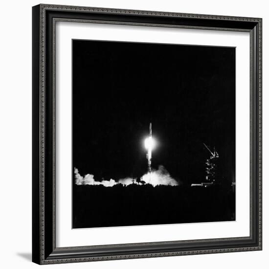 Vanguard Rocket with Satellite Making Successful Launching-Hank Walker-Framed Photographic Print