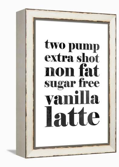 Vanilla Latte-null-Framed Stretched Canvas