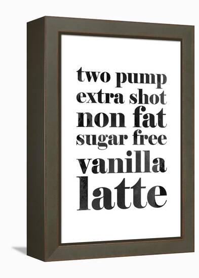 Vanilla Latte-null-Framed Stretched Canvas