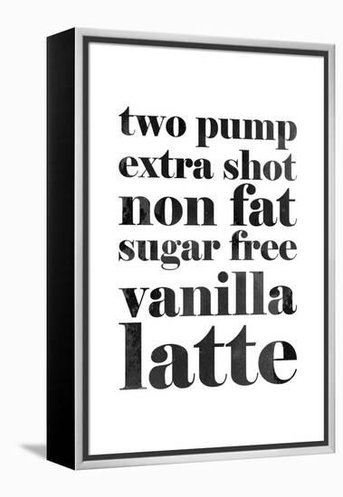 Vanilla Latte-null-Framed Stretched Canvas