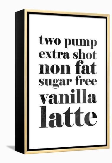 Vanilla Latte-null-Framed Stretched Canvas