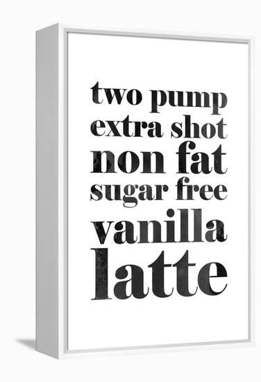 Vanilla Latte-null-Framed Stretched Canvas