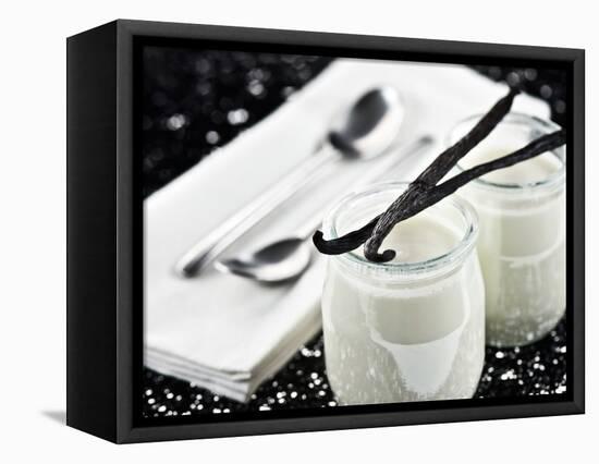 Vanilla yogurt - Foods-Philippe Hugonnard-Framed Premier Image Canvas