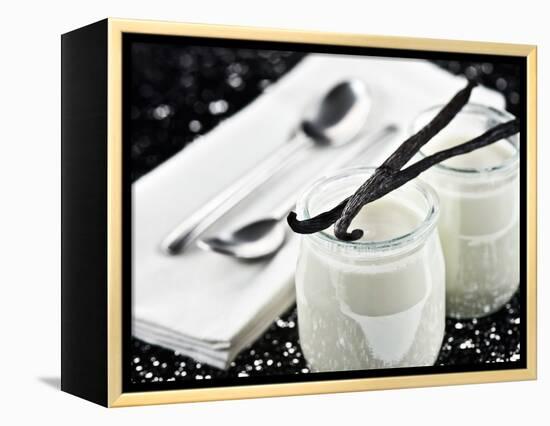 Vanilla yogurt - Foods-Philippe Hugonnard-Framed Premier Image Canvas