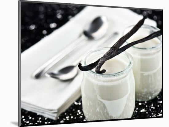 Vanilla yogurt - Foods-Philippe Hugonnard-Mounted Photographic Print