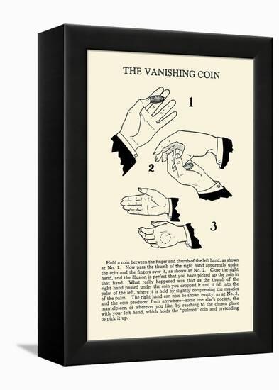 Vanishing Coin-null-Framed Stretched Canvas