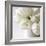 Vanishing in the White Elegance Square-Sarah Gardner-Framed Photo