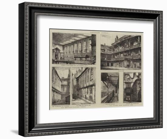 Vanishing London-Henry William Brewer-Framed Giclee Print
