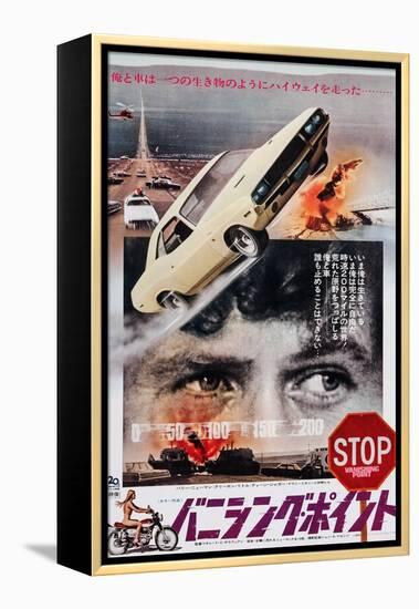 Vanishing Point, Japanese Poster Art, Barry Newman, 1971-null-Framed Stretched Canvas