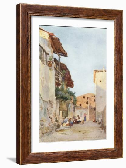 Vanishing Taormina-Alberto Pisa-Framed Giclee Print