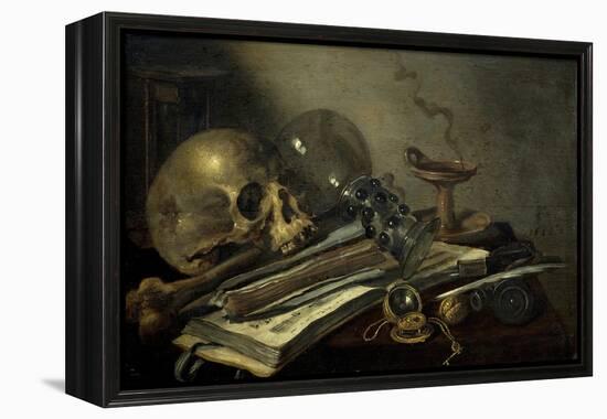 Vanitas, 1656-Pieter Claesz-Framed Premier Image Canvas