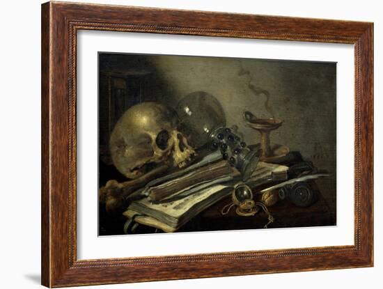 Vanitas, 1656-Pieter Claesz-Framed Giclee Print