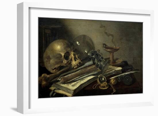 Vanitas, 1656-Pieter Claesz-Framed Giclee Print