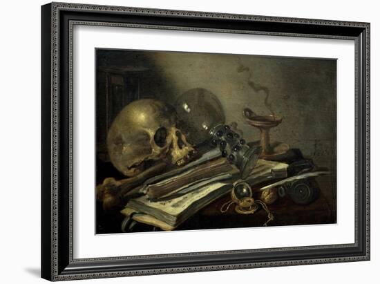 Vanitas, 1656-Pieter Claesz-Framed Giclee Print