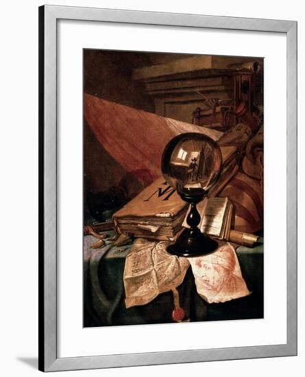 Vanitas, 17th Century-Vincent Laurentz van der Vinne-Framed Giclee Print