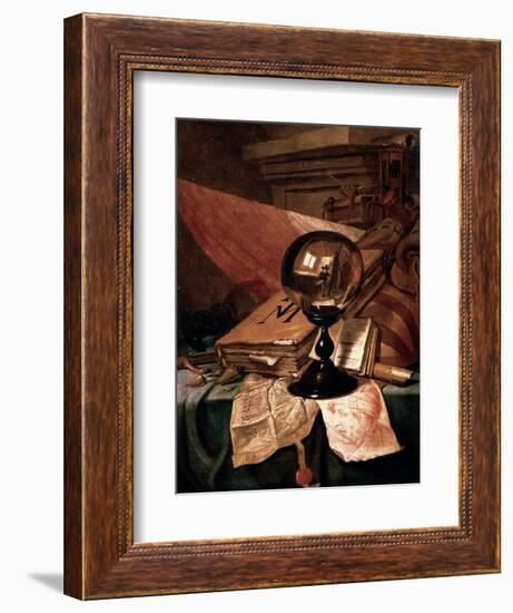 Vanitas, 17th Century-Vincent Laurentz van der Vinne-Framed Giclee Print