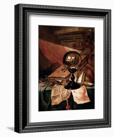 Vanitas, 17th Century-Vincent Laurentz van der Vinne-Framed Giclee Print