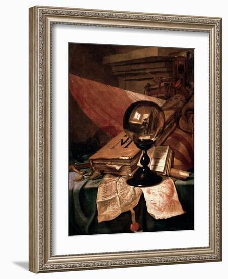 Vanitas, 17th Century-Vincent Laurentz van der Vinne-Framed Giclee Print