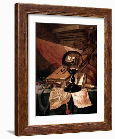 Vanitas, 17th Century-Vincent Laurentz van der Vinne-Framed Giclee Print